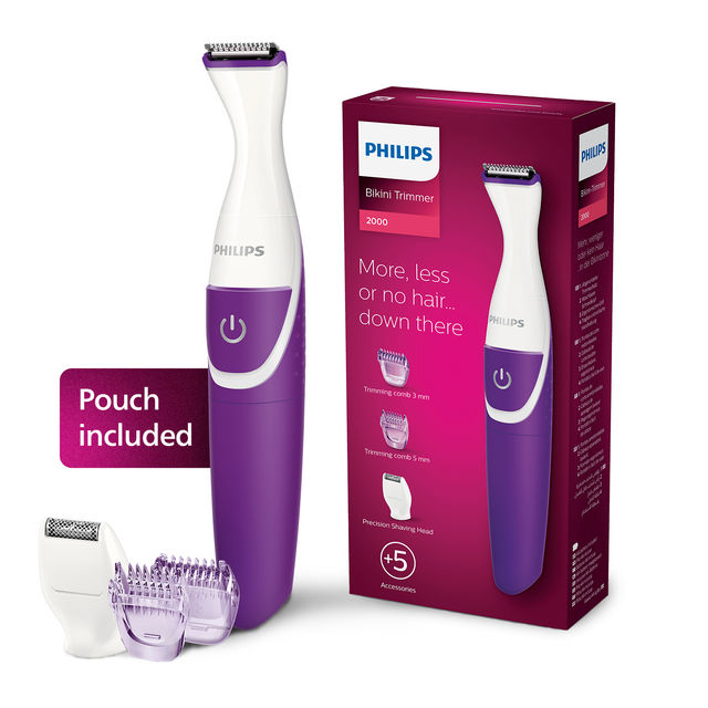 Buy Philips Women Bikini Trimmer In Trim Or Shave Skin Safe With Rounded Tips No Irritation