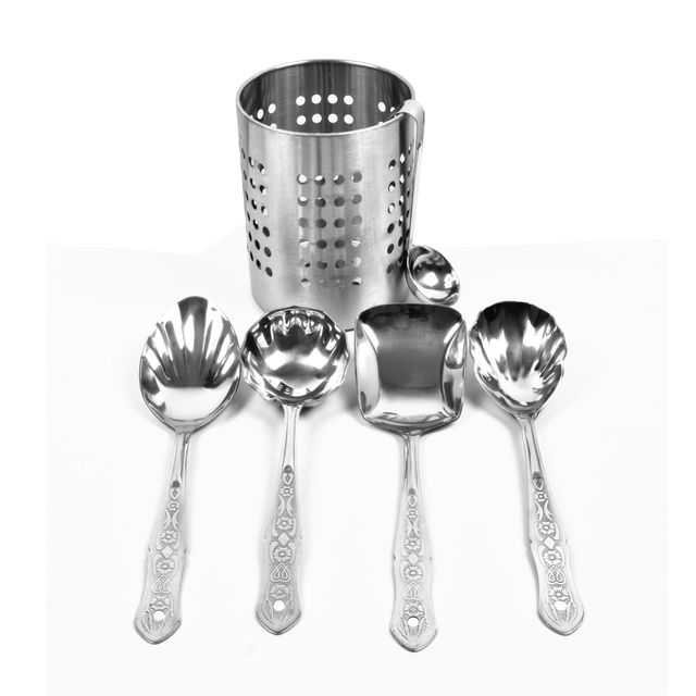 Buy Stainless Steel Serving Spoon Fancy Spatula Set Of At