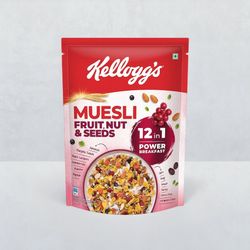 Kelloggs Muesli Fruit Nut Seeds 12 In 1 Power Breakfast 500 G Buy