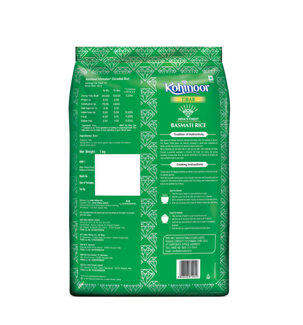 Kohinoor Tibar Basmati Rice Buy Online At Near Me