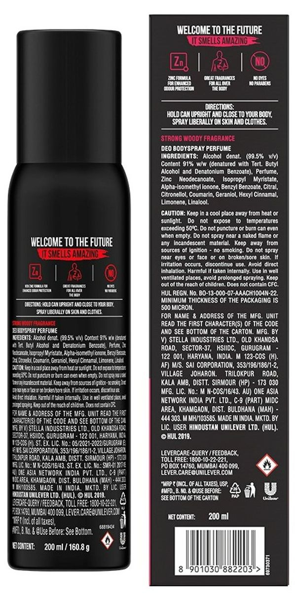 Axe Signature Intense Long Lasting No Gas Body Deodorant For Men Ml