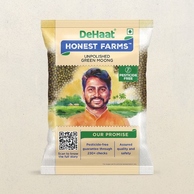 Dehaat Honest Farms Unpolished Green Moong Dal Whole G Buy Online