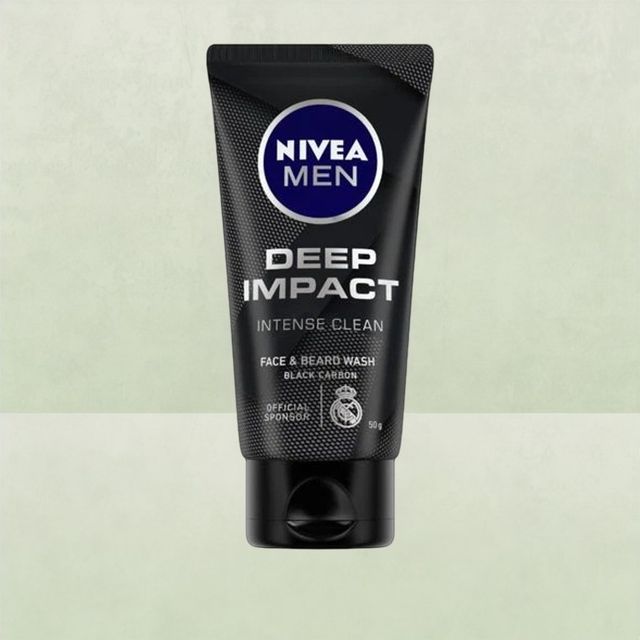 Nivea Men Face Wash Deep Impact Intense Clean For Beard Face With