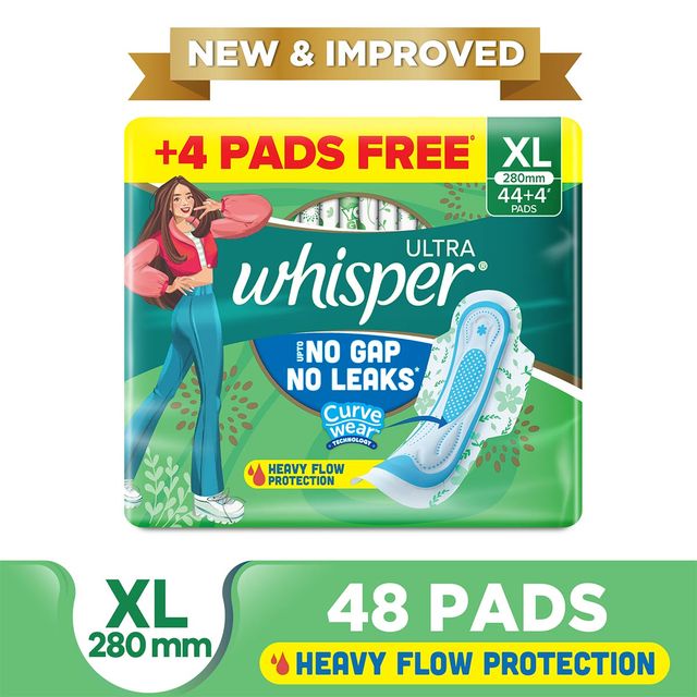 Whisper Ultra Hygiene Comfort Sanitary Pads Xl Buy Online At