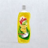 Vim Dishwash Liquid Gel Lemon Bottle