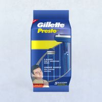 Gillette Presto Ready Shaver 5 Cartridges 