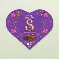 Cadbury Dairy Milk Silk Heart Shaped Valentines Chocolate Gift Box