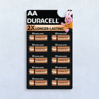 Duracell AA Alkaline Batteries (Pack Of 10)
