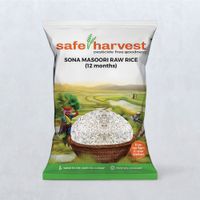 Safe Harvest Pesticide Free Sona Masuri Raw Rice