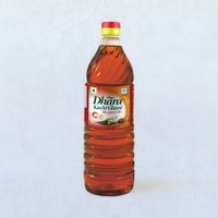 Dhara Kachi Ghani Mustard Oil (Bottle)
