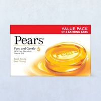 Pears Pure And Gentle Value Pack Of 3 Bathing Soap