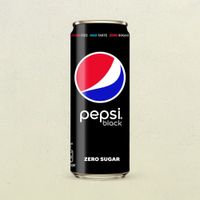 Pepsi Black Soft Drink Can