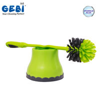 Gebi Sparkle Plus Antibacterial Toilet Round Brush With Container