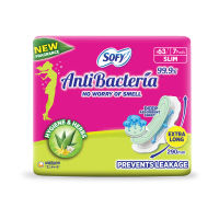 Sofy AntiBacteria Extra Long Sanitary Pads 7 pc  X 2 Combo