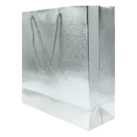 Silver Paper Bag 9 x 9 x 3 Inch Assorted Design