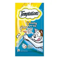 Temptations Creamy Purrrr-ee Cat Treats, Chicken & Tuna Flavors (4 pieces)