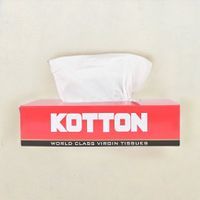 Kotton Facial Tissues Box - 2 Ply - 100% Virgin Pulp/Paper Box