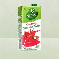 B Natual Cranberry Juice Tetrapack