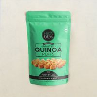 Heka Bites Roasted Quinoa Puffs Indian Chaat - Low Calorie & Healthy Snacks
