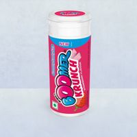 Boomer Krunch Strawberry Flavour Chewing Gum Tube