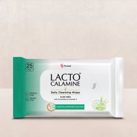 Lacto Calamine Face Wipes With Aloe Vera, Cucumber And Vitamin E