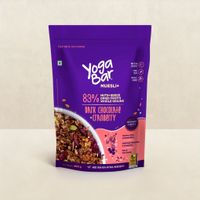 Yoga Bar Muesli Dark Chocolate & Cranberry with 83% Nuts, Seeds, Dried Fruits, Wholegrains, Granola