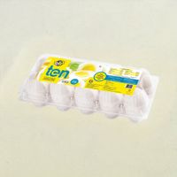 Total Ten White Eggs