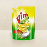 Vim Dishwash Liquid Gel Lemon Pouch