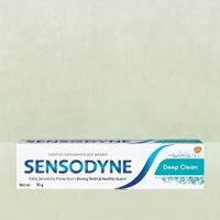 Sensodyne Toothpaste Deep Clean, Sensitive Tooth Paste For Advanced Cleaning And Lasting Freshness