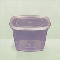 Reusable Square Tub Container 500 ml