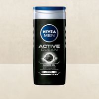 Nivea Men Active Clean with Active Charcoal Shower Gel for Body Face & Hair