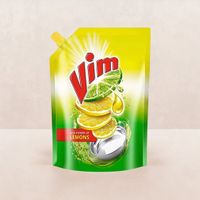 Vim Dishwash Liquid Gel Lemon Pouch