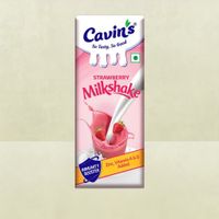 Cavin's Strawberry Milkshake Tetrapack