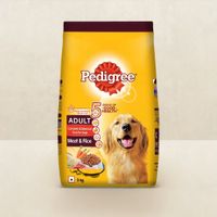 Pedigree Meat & Rice Flavour, Adult Dry Dog Food