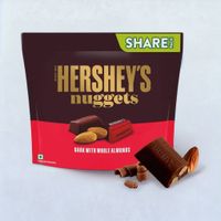 Hershey's Nuggets Dark With Whole Almonds Deliciously Dark Cocoa Rich Chocolate