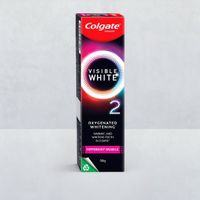 Colgate Visible White O2 Teeth Whitening Toothpaste Peppermint Sparkle Active Oxygen Technology Enamel Safe Teeth Whitening Product