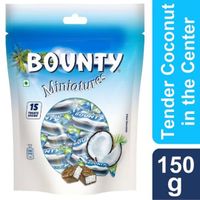 Bounty Miniature Coconut Chocolate Pack
