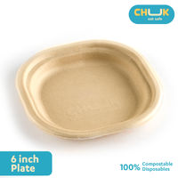 Chuk Eco-friendly Disposable Plate 6 inch
