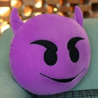 Soft Toys- Smiley Devil Cushion