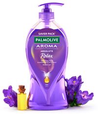 Palmolive Iris & Ylang Ylang Essential Oil Aroma Absolute Relax, Moisturizing Body Wash