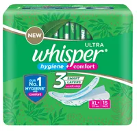 Whisper Ultra Clean XL Plus Sanitary Pads