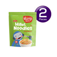 Slurrp Farm No Maida, Not Fried No MSG Noodles - Little Millet 192 gms Combo