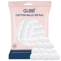 GUBB White Cotton Balls For Face Cleansing & Makeup Removal