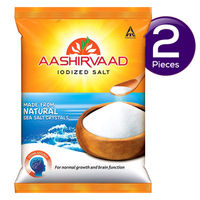 Aashirvaad Iodised Salt 1kg x 2 Combo