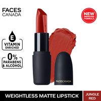 Faces Canada Weightless Matte Finish Lipstick Jungle Red 29