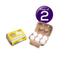 UPF Healthy Eggs White 6 pc  X 2 Combo