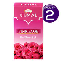 Shubhkart Nirmal Rose Dry Dhoop Stick 10 pc  X 2 Combo