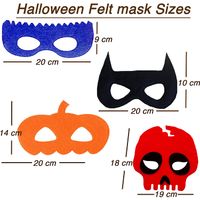 Felt Mask (Pack Of 4)