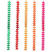 Multicolour Triangle Hangings