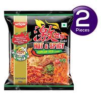 Nissin Geki - Hot & Spicy Korean Veg Flavour 80 gms Combo